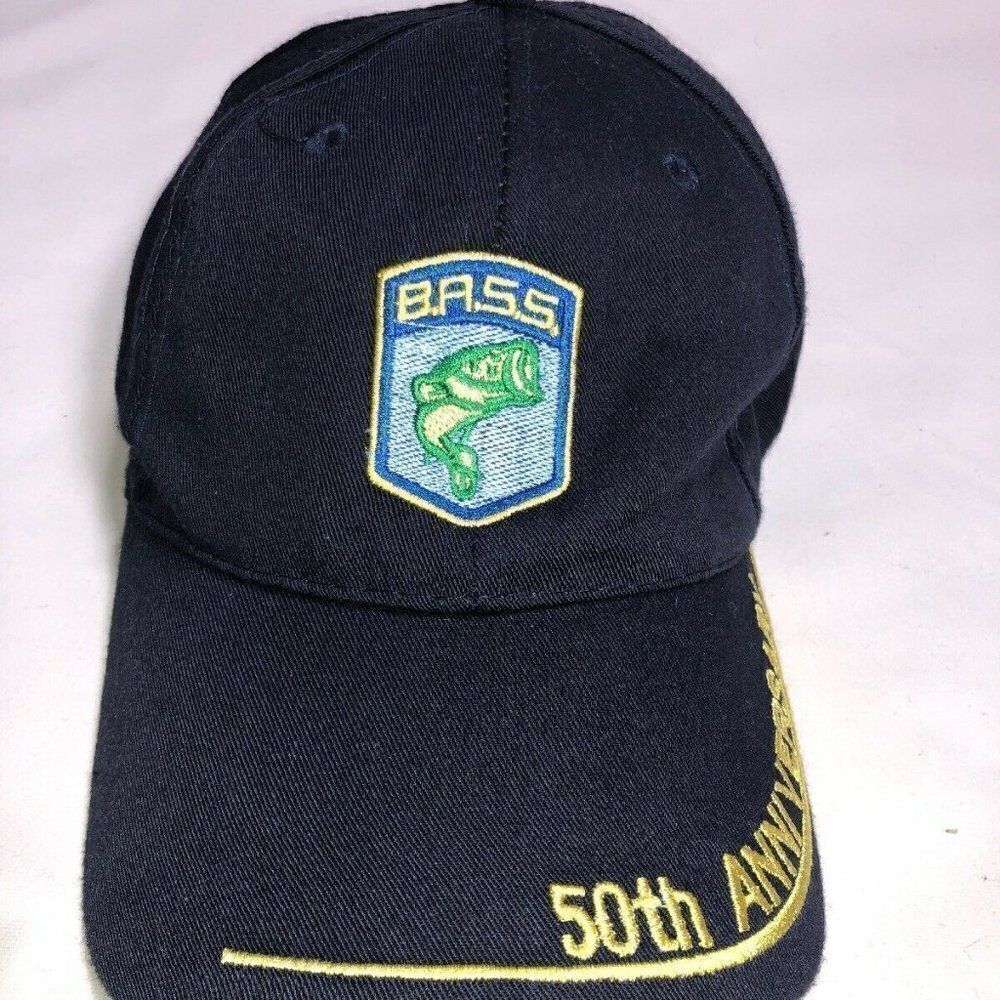 ‎B.A.S.S. 50th Anniversary BASS HAT  Adjustable Cap